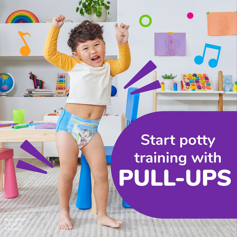 Pull-Ups® Male Toddler Training Pants Size 4T to 5T Disposable Moderate Absorbency (1160322_PK) 17/PK
