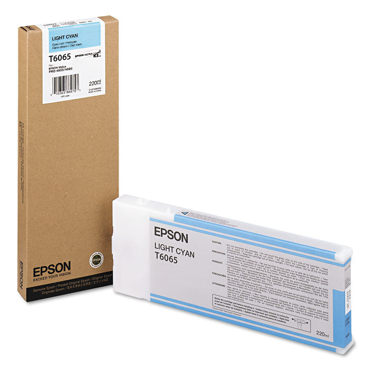 Epson® T606500 (60) Ink, Light Cyan (EPST606500)