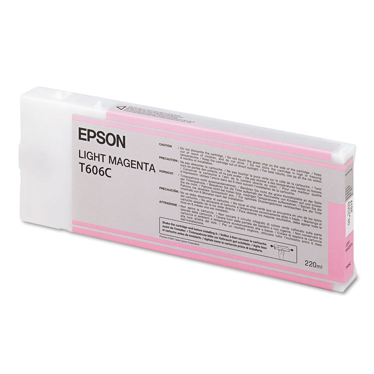 Epson® T606C00 Ink, Light Magenta (EPST606C00)