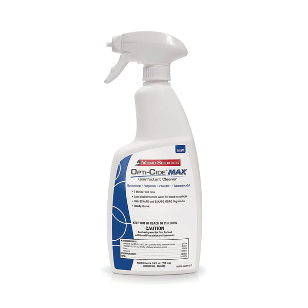 Opti-Cide® Max Surface Disinfectant Cleaner Alcohol Based Trigger Spray Liquid 24 oz. Bottle Alcohol Scent NonSterile (1100338_EA) 1/EA
