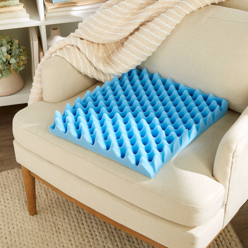 McKesson Seat Cushion 18 W X 16 L X 3 D Inch Convoluted Foam (929210_EA) 1/EA
