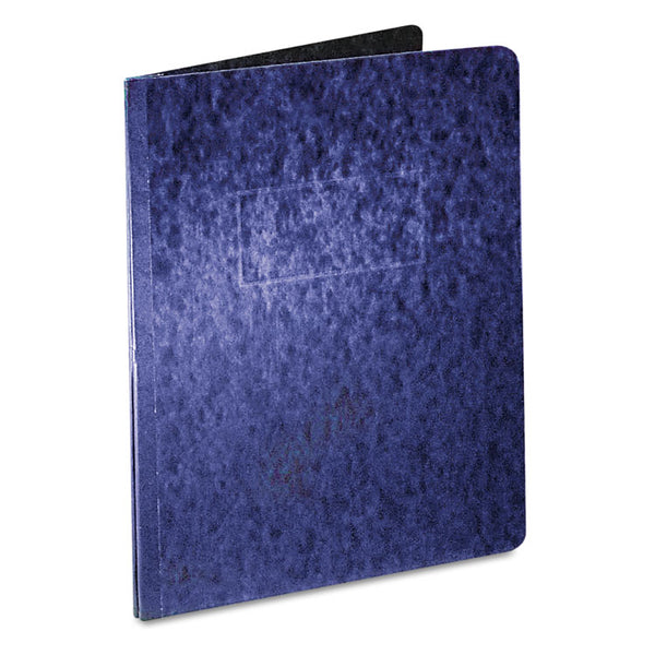 Oxford™ Heavyweight PressGuard and Pressboard Report Cover w/ Reinforced Side Hinge, 2-Prong Fastener, 3" Cap, 8.5 x 11, Dark Blue (OXF12902)