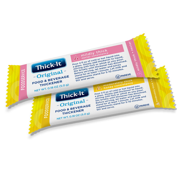 Thick-It® Original Food and Beverage Thickener 6 Gram Individual Packet Unflavored Powder IDDSI Level 3 Moderately Thick/Liquidized (811410_EA) 1/EA