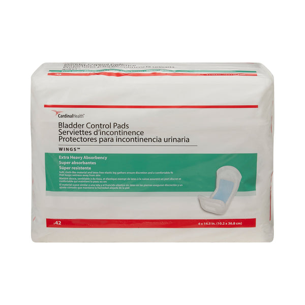 Sure Care™ Bladder Control Pad 4 X 14-1/2 Inch Heavy Absorbency Polymer Core One Size Fits Most (731683_BG) 42/BG