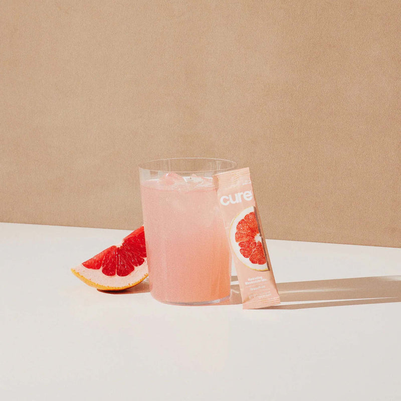 Cure® Oral Electrolyte Solution Grapefruit Flavor 8.3 Gram Electrolyte (1256709_CS) 168/CS