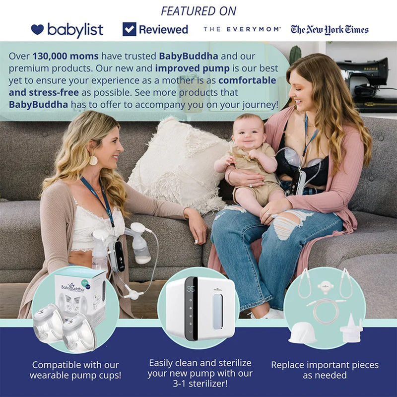 BabyBuddha® 2.0 Double Electric Breast Pump Kit BabyBuddha® 2.0 (1267245_EA) 1/EA