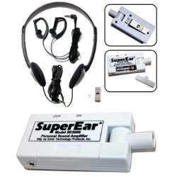SuperEar® Personal Sound Amplifier 3/4 X 2 X 3 Inch (1005642_EA) 1/EA