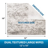 Touch Point® Scrubbing Wipes, 12"x10", 72/canister, 6 canisters/Case (HOS36072) Case of 6 Canisters