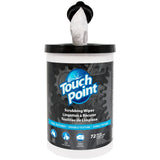 Touch Point® Scrubbing Wipes, 12"x10", 72/canister, 6 canisters/Case (HOS36072) Case of 6 Canisters