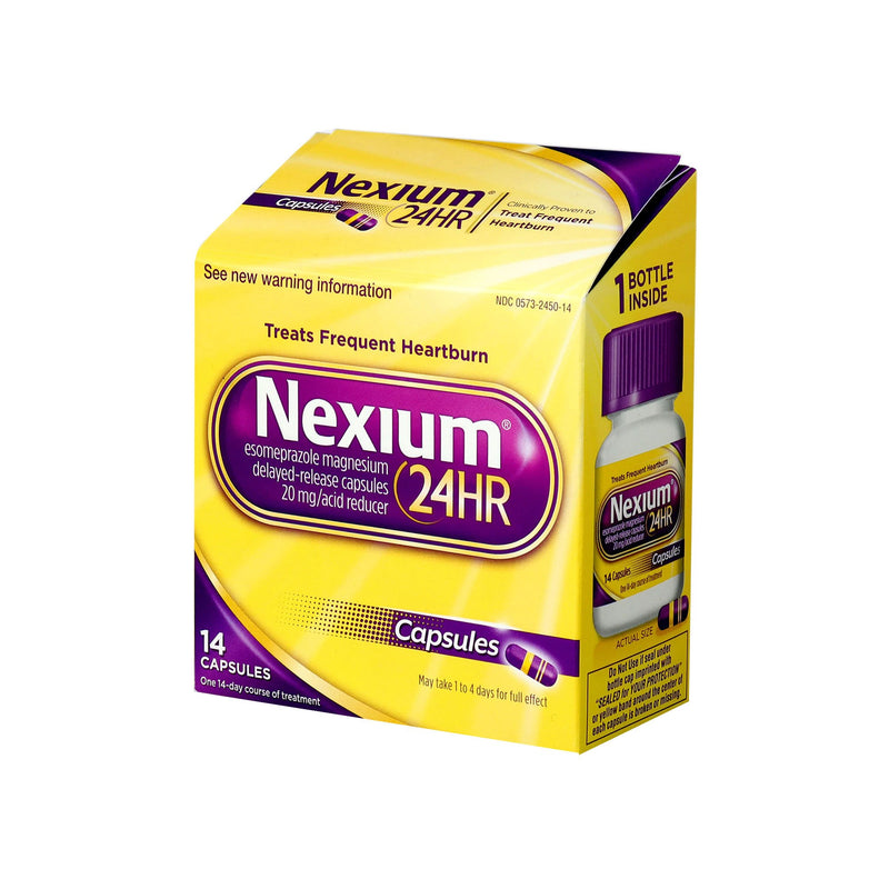 Nexium 24 HR Antacid 20 mg Strength Capsule 14 per Bottle (1010193_PK) 3/PK