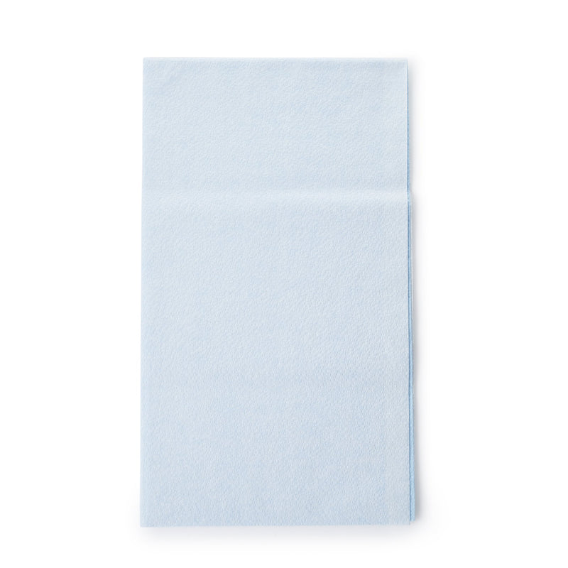 McKesson Stretcher Sheet Flat 40 W X 72 L Inch Blue 50% Cellulose Tissue / 50% Polyethylene Film Disposable (278382_CS) 50/CS