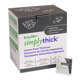 SimplyThick® Easy Mix Food and Beverage Thickener 4 oz. Individual Packet Unflavored Gel IDDSI Level 1 Slightly Thick (1190408_BX) 300/BX