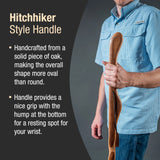 Brazos™ Twisted HitchHiker Walking Stick Wood 48 Inch Height Red (1229043_EA) 1/EA