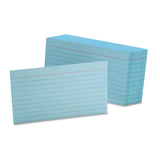 Oxford™ Ruled Index Cards, 3 x 5, Blue, 100/Pack (OXF7321BLU)