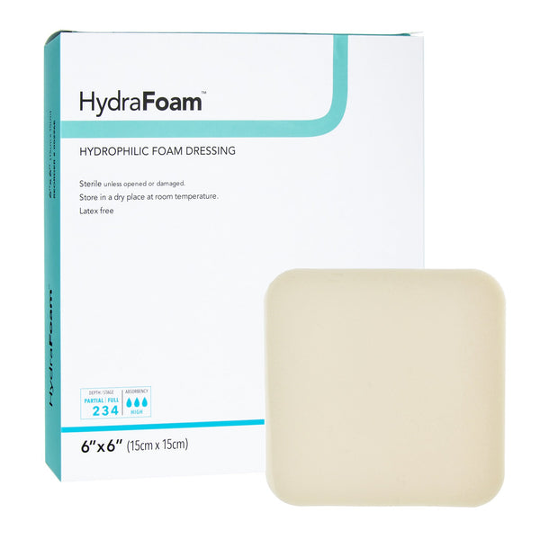 HydraFoam™ Foam Dressing 6 X 6 Inch Without Border Waterproof Backing Nonadhesive Square Sterile (719723_EA) 1/EA