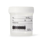 Samco™ Wide-Mouth Bio-Tite™ Specimen Container 55 mm Opening 90 mL (3 oz.) Screw Cap Patient Information Sterile (1121109_PK) 100/PK