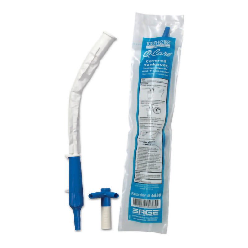 Q•CARE® Suction Handle and Covered Yankauer with Y-Connector Kit NonSterile (419780_KT) 1/KT