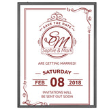 Portable 1.25" Snap Frame Poster size 36"x48"Black with white backing and Pet cover (UCN325BP36X2000) Each