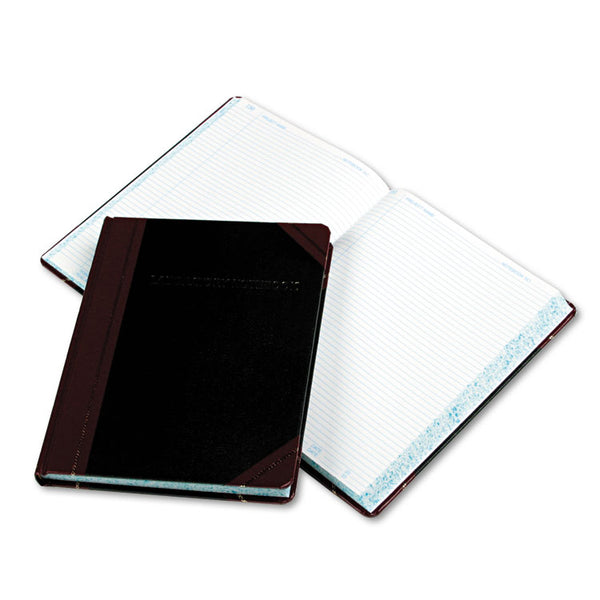 Boorum & Pease® Laboratory Notebook, Data/Lab-Record Format, Black/Red Cover, (300) 10.38 x 8.13 Sheets (BORL21300R) Each