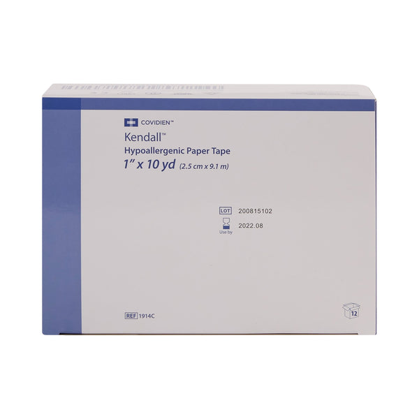 Kendall™ Hypoallergenic Hypoallergenic Medical Tape White 1 Inch X 10 Yard Paper NonSterile (696197_EA) 1/EA