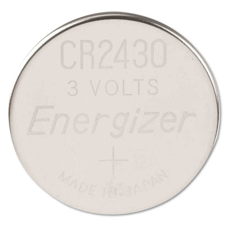 Energizer® 2430 Lithium Coin Battery, 3 V (EVEECR2430BP) Each