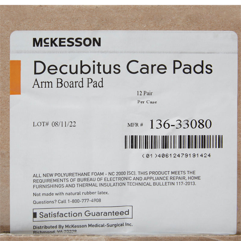 McKesson Armboard Pads For Use with Adding Aditional Padding to Standard Armboards (929209_CS) 12/CS