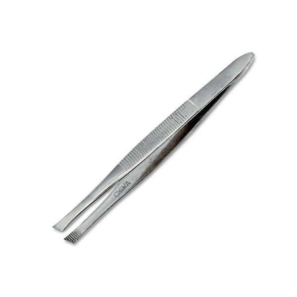 First Aid Only™ Tweezers, Stainless Steel, 3" (FAOFAE6019) Each
