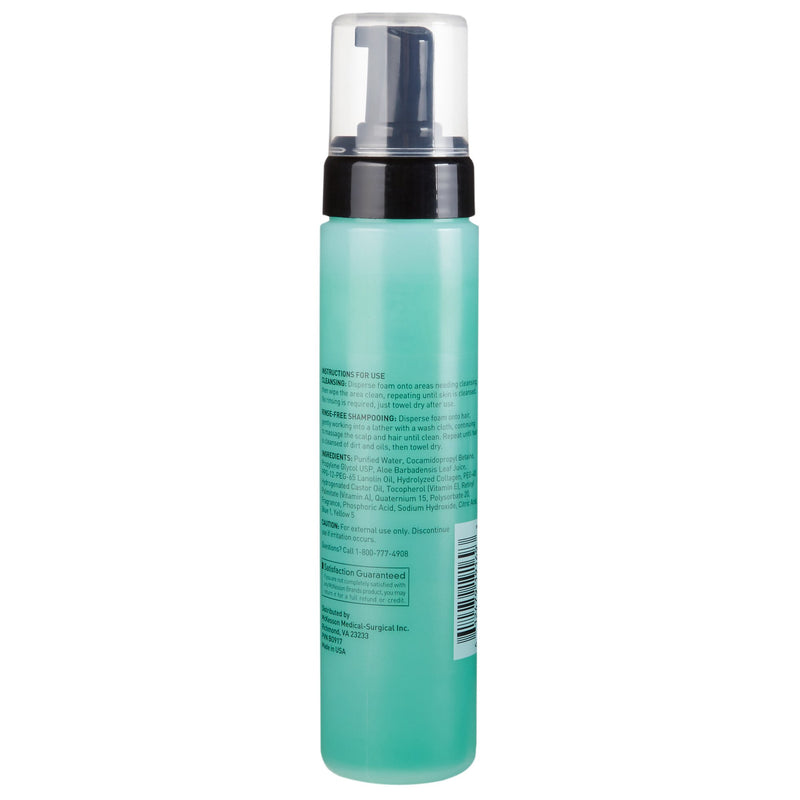 McKesson Rinse-Free Body Wash Foaming 9 oz. Pump Bottle Cucumber Melon Scent (877020_CS) 12/CS