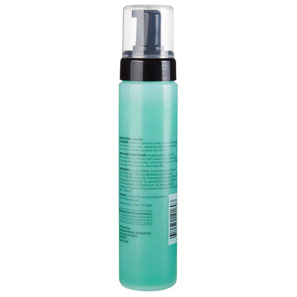 McKesson Rinse-Free Body Wash Foaming 9 oz. Pump Bottle Cucumber Melon Scent (877020_EA) 1/EA