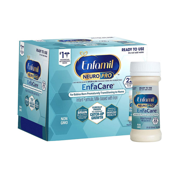 Enfamil® NeuroPro™ EnfaCare® Infant Formula Unflavored 2 oz. Bottle Liquid Milk-Based Premature (1118219_EA) 1/EA