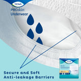 TENA® ProSkin™ Plus Unisex Adult Absorbent Underwear Pull On with Tear Away Seams X-Large Disposable Moderate Absorbency (1182394_CS) 56/CS