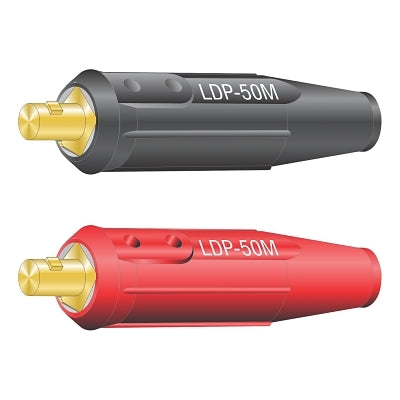 Lenco International DINSE Machine Plug Set, Single Oval thru Point Screw Connection (380-05309) 1 Pack