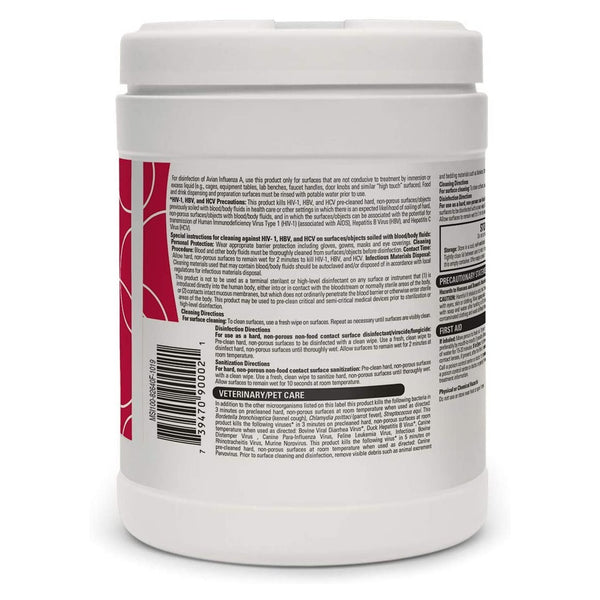 Opti-Cide3® Surface Disinfectant Cleaner Premoistened Broad Spectrum Manual Pull Wipe 100 Count Canister Alcohol Scent NonSterile (776909_CT) 100/CT