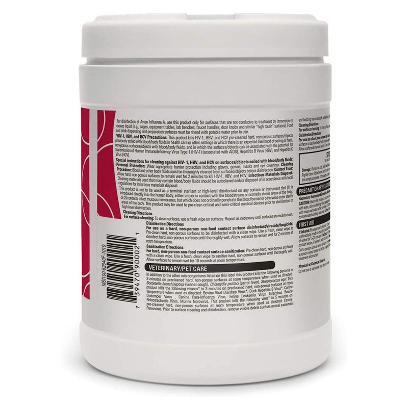 Opti-Cide3® Surface Disinfectant Cleaner Premoistened Broad Spectrum Manual Pull Wipe 100 Count Canister Alcohol Scent NonSterile (776909_CT) 100/CT