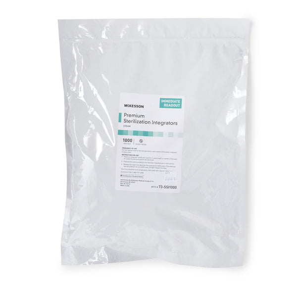 McKesson Sterilization Chemical Integrator Strip Steam 4 Inch Length (524537_CS) 1/CS
