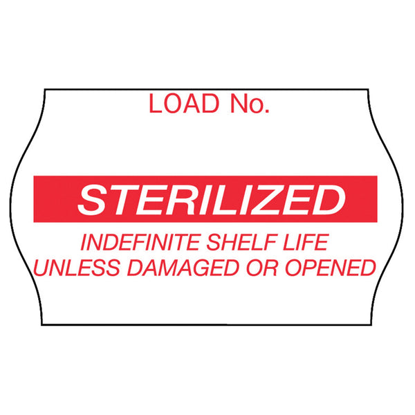 Comply™ Pre-Printed Label Laboratory Use Red Label Sterilized Red Sterilization Label 5/8 X 1-1/8 Inch (232435_RL) 1/RL