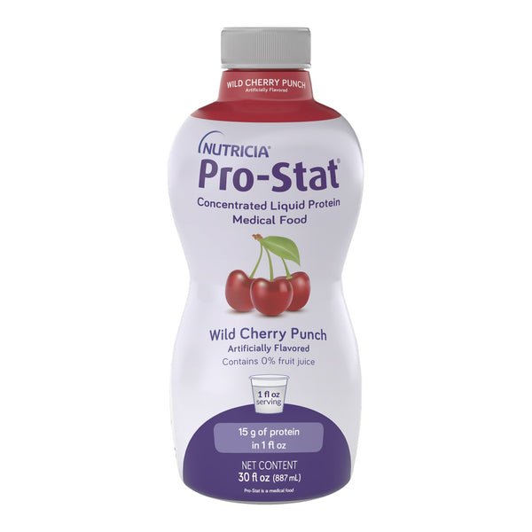 Pro-Stat® Oral Supplement Wild Cherry Punch Flavor Liquid 30 oz. Bottle (502031_CS) 6/CS