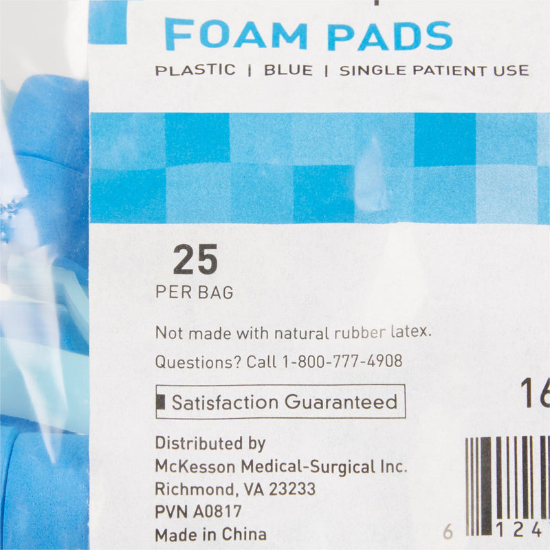 McKesson Nose Clip Foam, Disposable, Blue Plastic For Spirometer (1088134_BG) 25/BG