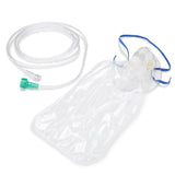 McKesson NonRebreather Oxygen Mask Elongated Style Adult One Size Fits Most Adjustable Head Strap (1052548_EA) 1/EA