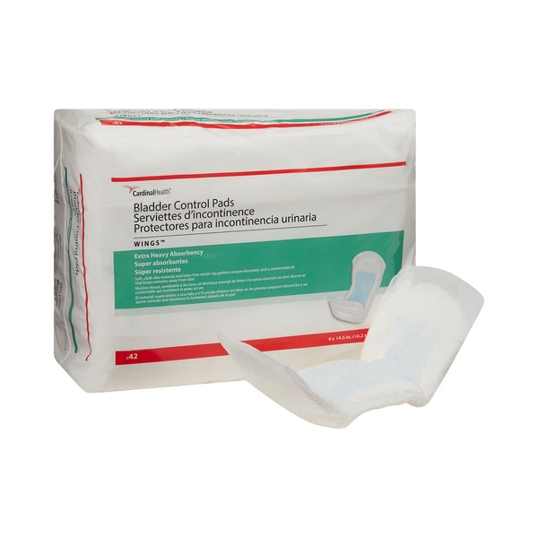 Sure Care™ Bladder Control Pad 4 X 14-1/2 Inch Heavy Absorbency Polymer Core One Size Fits Most (731683_BG) 42/BG