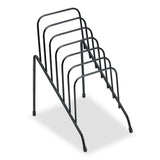 Fellowes® Wire Step File Jr., 6 Sections, DL to A5 Size Files, 4.38" x 6.5" x 7.75", Black (FEL72613) Each