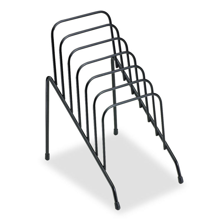 Fellowes® Wire Step File Jr., 6 Sections, DL to A5 Size Files, 4.38" x 6.5" x 7.75", Black (FEL72613) Each
