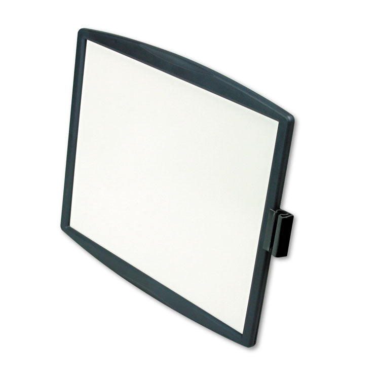 Fellowes® Partition Additions Dry Erase Board, 15.38 x 13.25, White Surface, Dark Graphite HPS Frame (FEL75905) Each