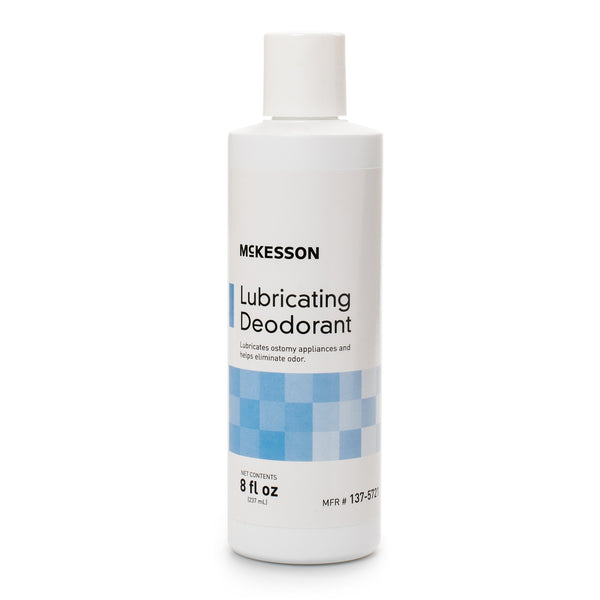 McKesson Lubricating Ostomy Appliance Deodorant Lubricating, 8 oz., Squeeze Bottle, Unscented (1081293_CS) 6/CS