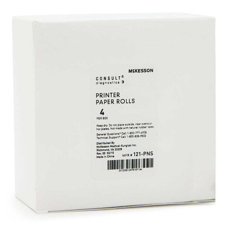 McKesson Consult™ Printer Paper Rolls McKesson 120 or U120 Ultra Urine Analyzer (976924_CS) 200/CS