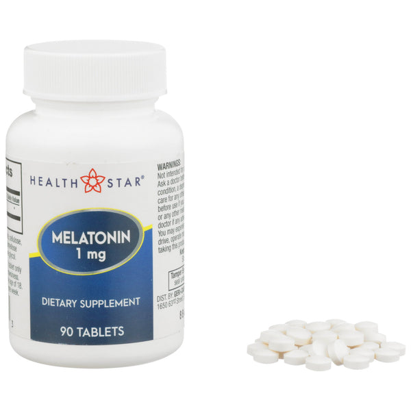 McKesson Brand Natural Sleep Aid 90 per Bottle Tablet 1 mg Strength (972127_BT) 1/BT