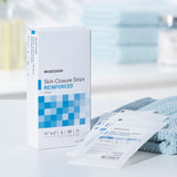 McKesson Skin Closure Strip 1/2 X 4 Inch Nonwoven Material Reinforced Strip White (876309_PK) 1/PK