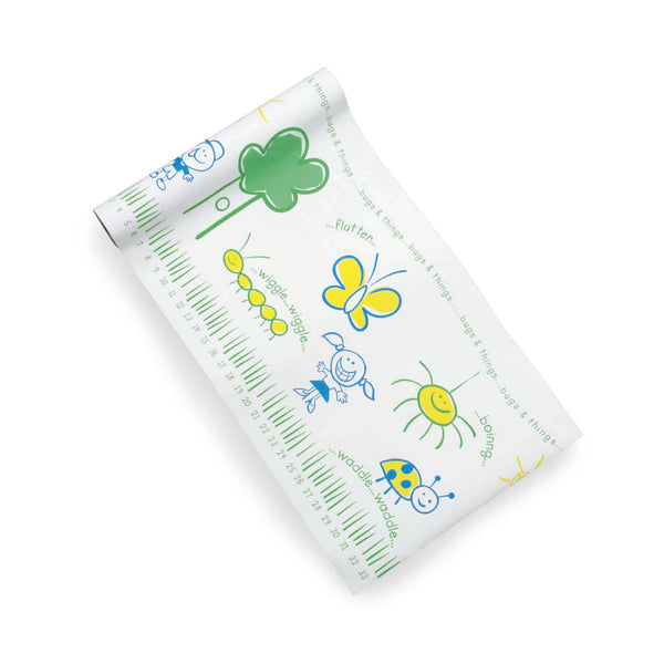 McKesson Table Paper 14 Inch Width 125 Foot Length Print (Bugs and Things) Crepe (493533_CS) 6/CS