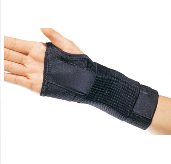 ProCare® CTS Wrist Brace Contoured Aluminum / Cotton / Elastic Right Hand Black Small (410112_EA) 1/EA