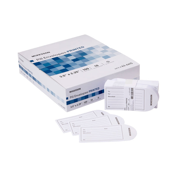 McKesson Medication Envelope White 2-1/4 X 3-1/2 Inch (624665_PK) 1/PK